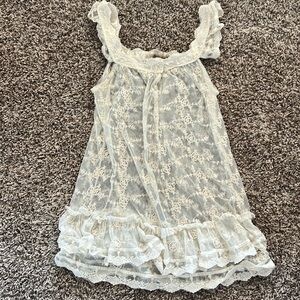 American rag lace and ruffle tank top